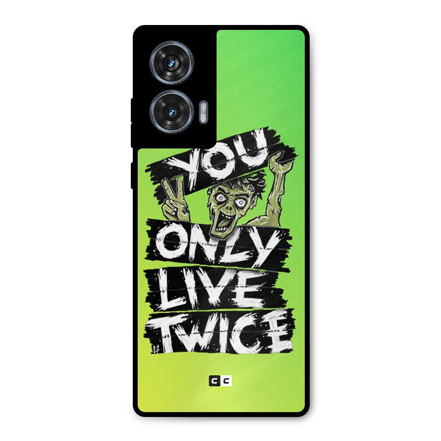 Yolo Zombie Metal Back Case for Motorola Edge 50 Fusion