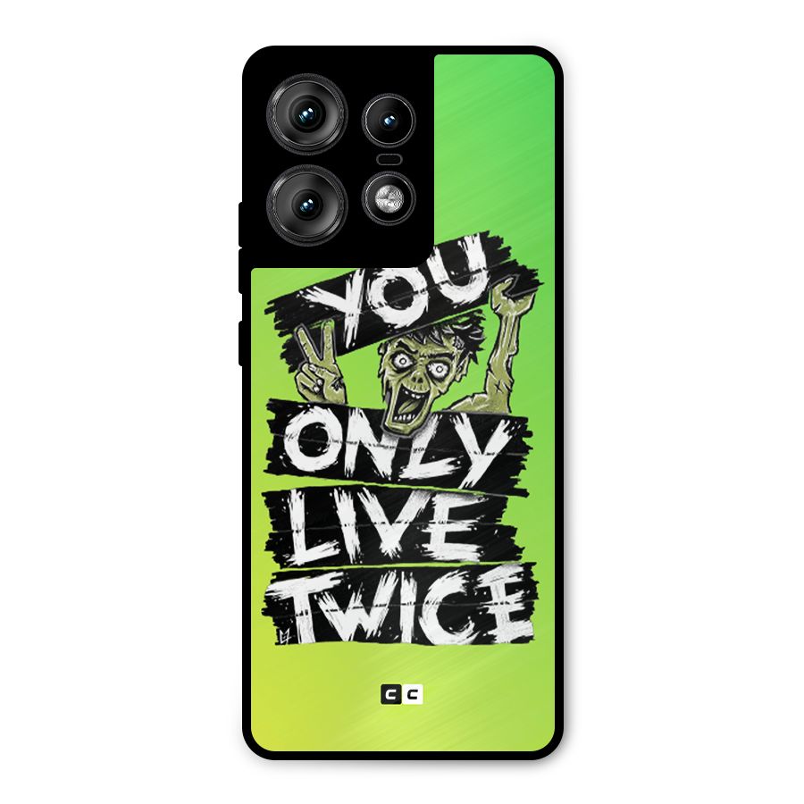 Yolo Zombie Metal Back Case for Motorola Edge 50 Pro