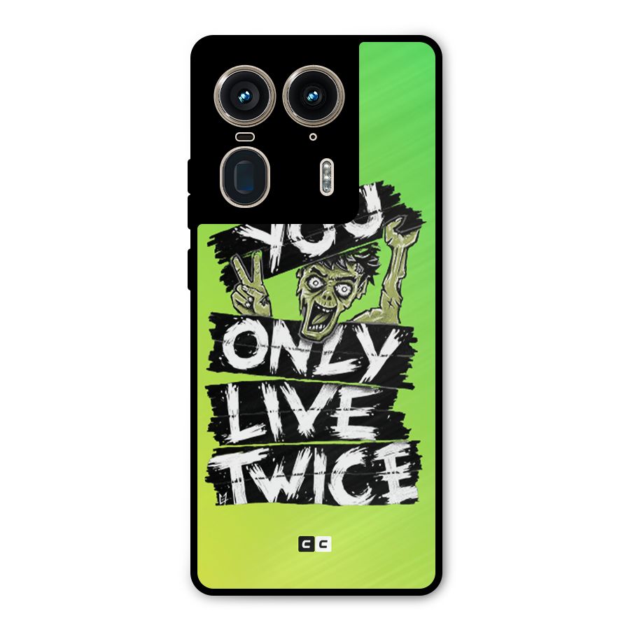 Yolo Zombie Metal Back Case for Motorola Edge 50 Ultra