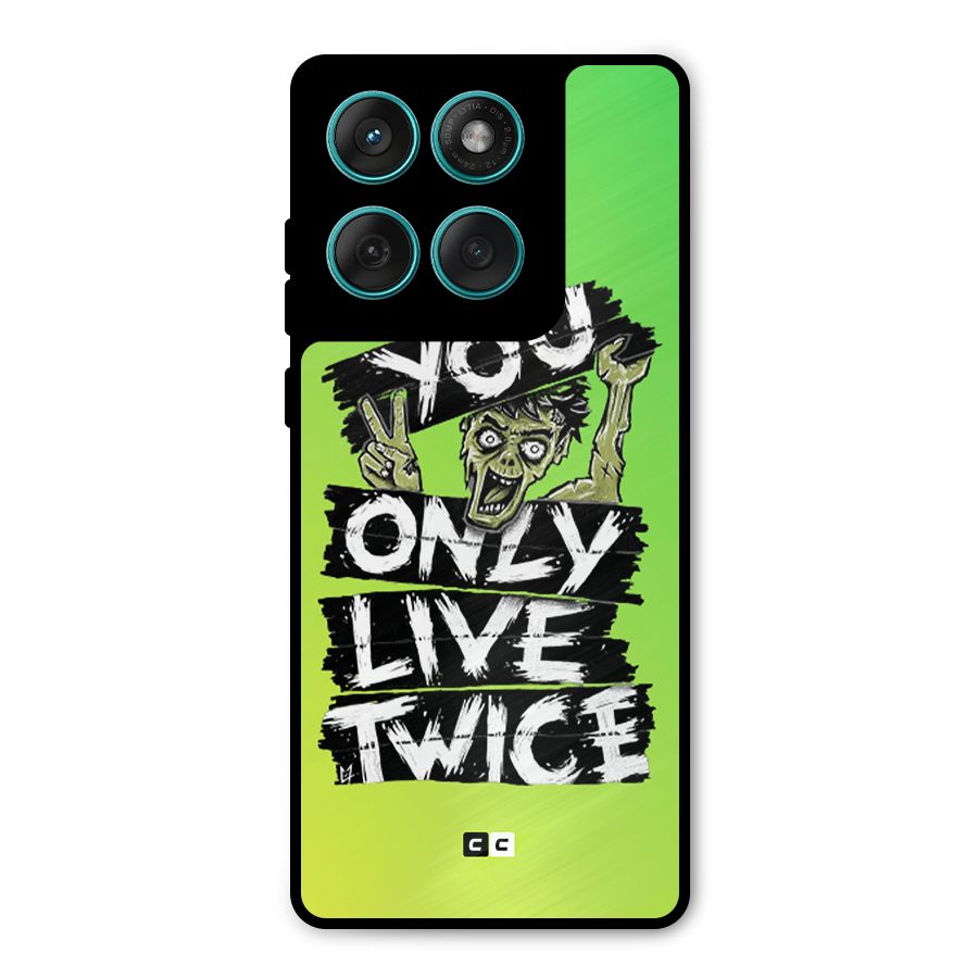 Yolo Zombie Metal Back Case for Motorola Edge 60 Fusion