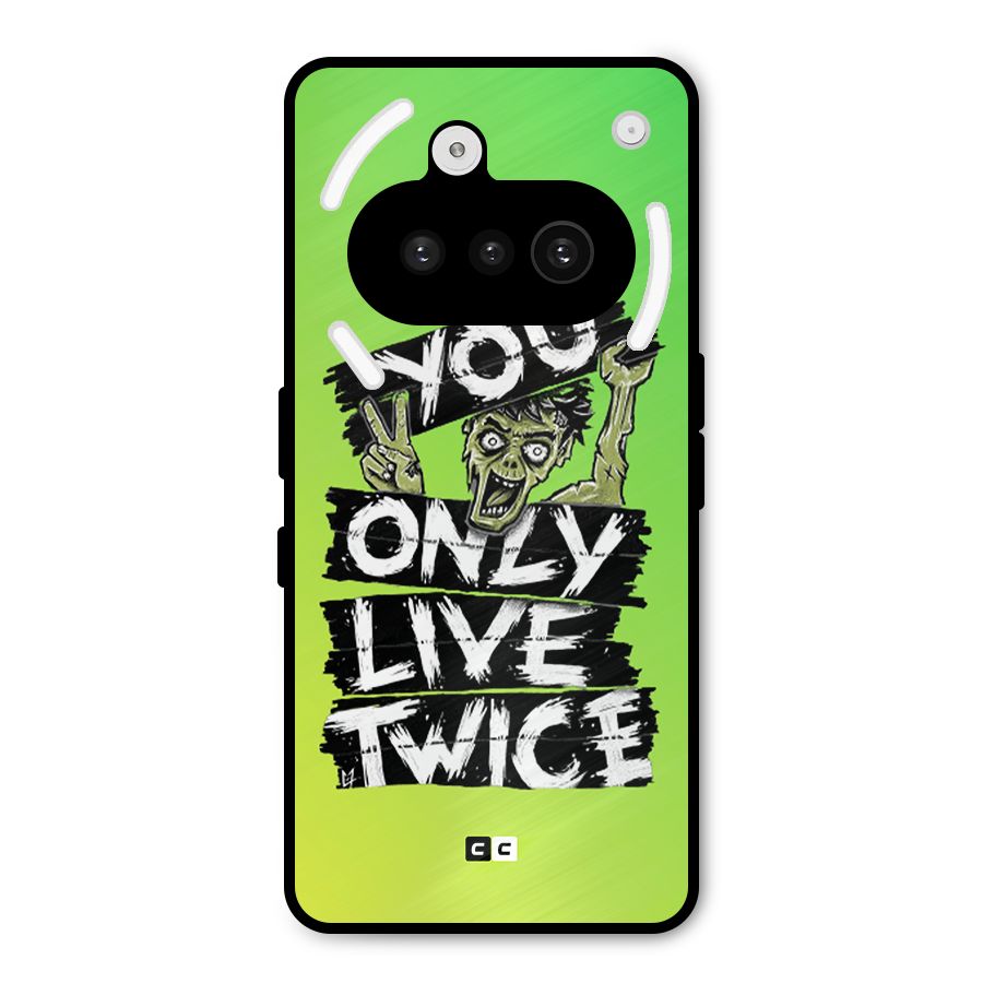 Yolo Zombie Metal Back Case for Nothing Phone 3a