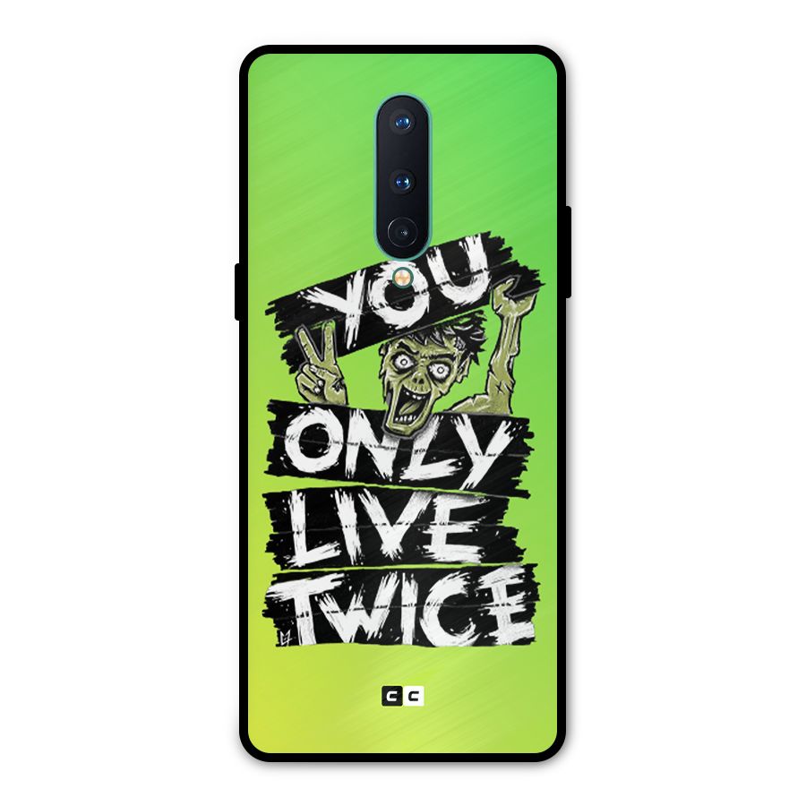 Yolo Zombie Metal Back Case for OnePlus 8