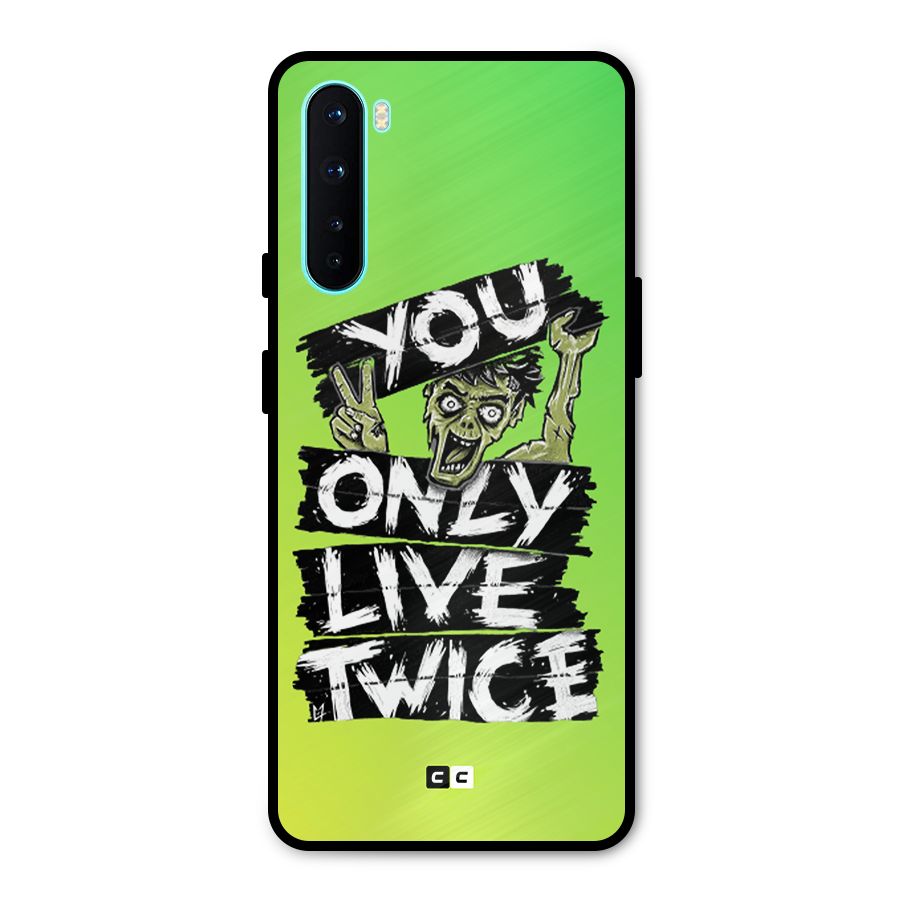 Yolo Zombie Metal Back Case for OnePlus Nord