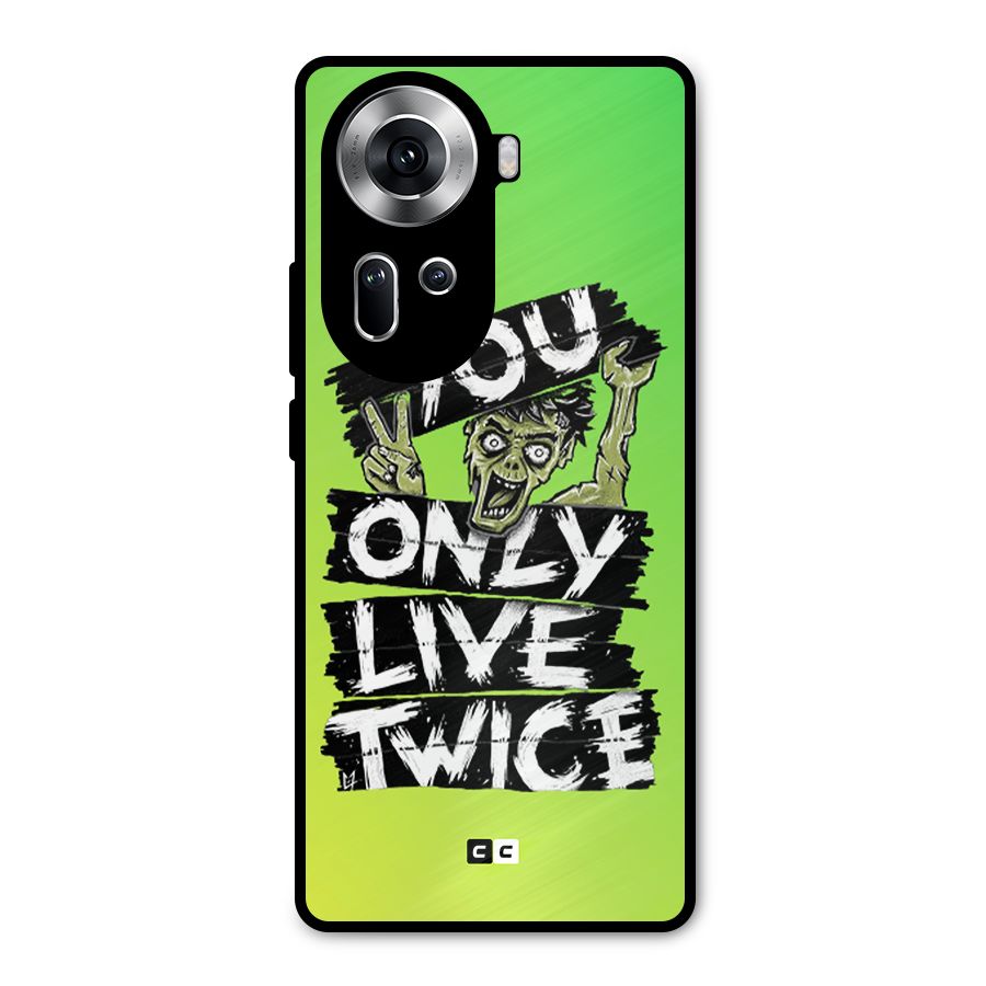 Yolo Zombie Metal Back Case for Oppo Reno11 5G