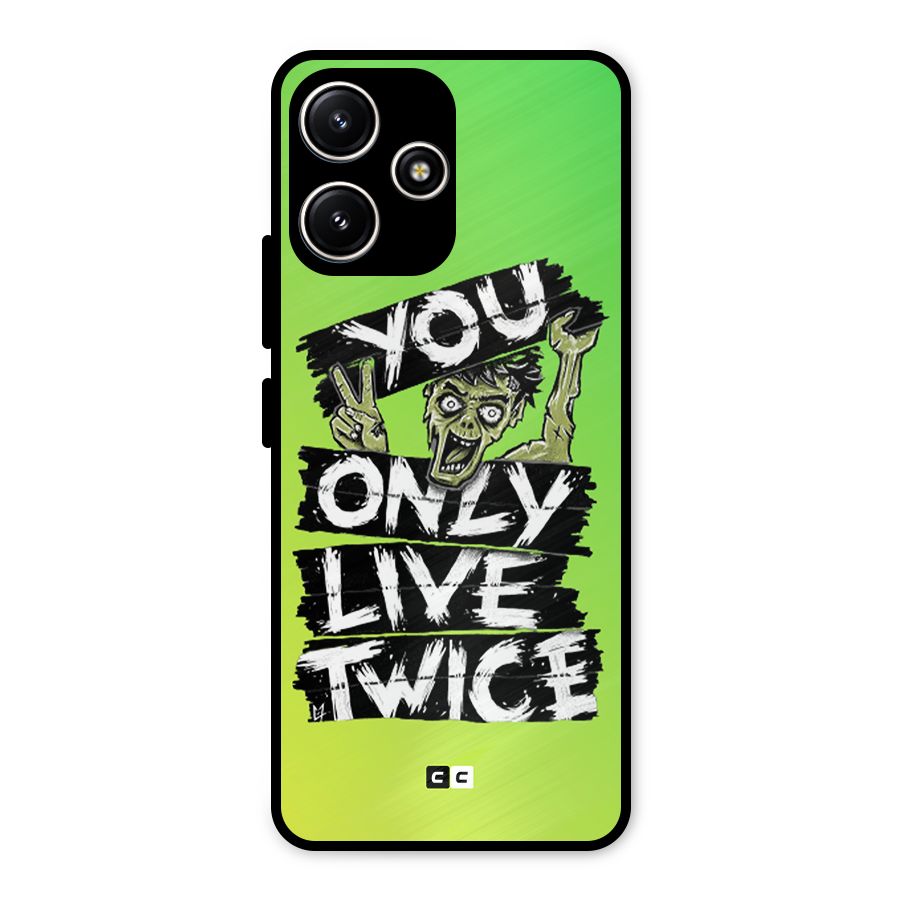 Yolo Zombie Metal Back Case for Poco M6 Pro