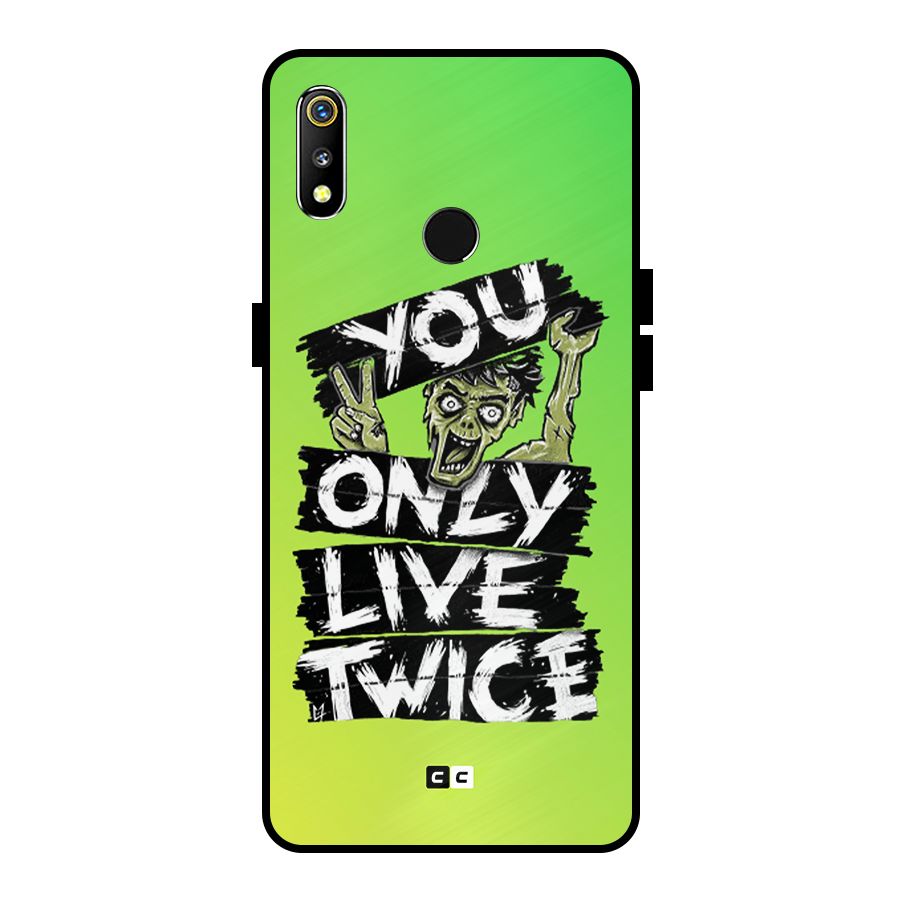 Yolo Zombie Metal Back Case for Realme 3
