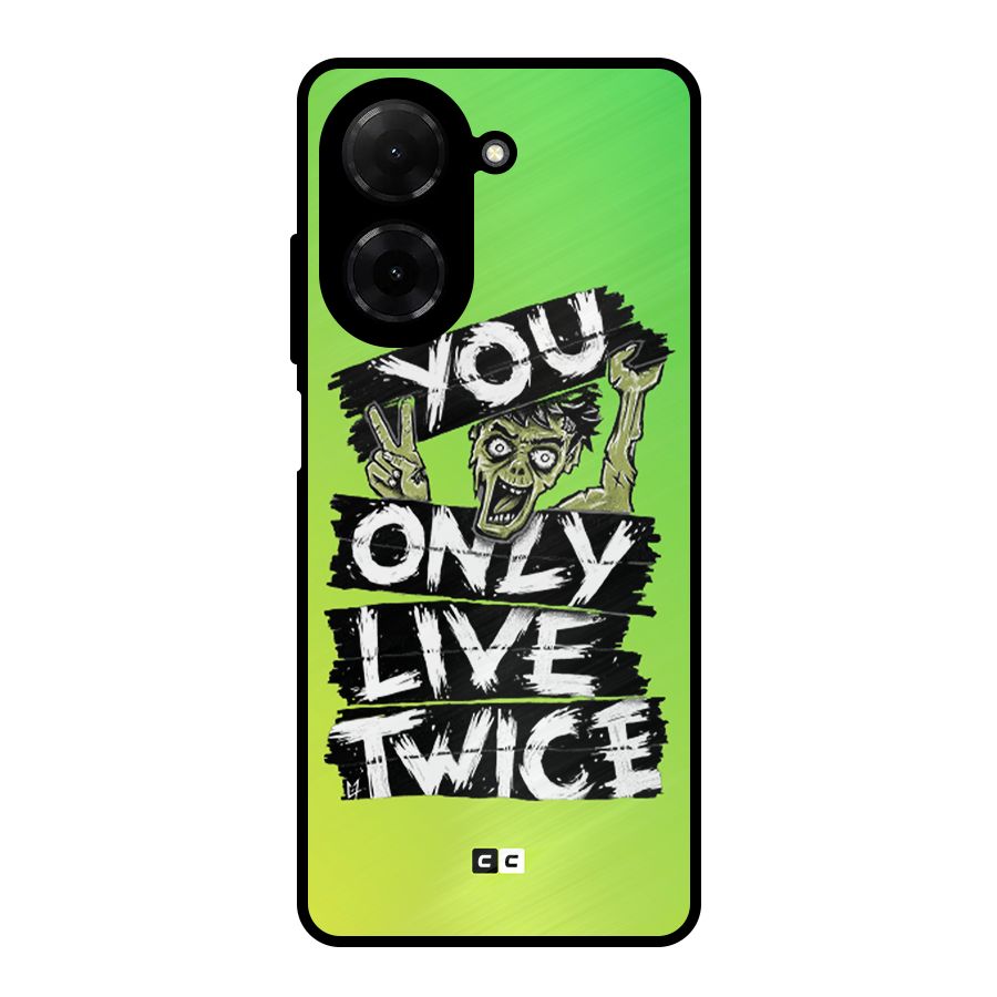 Yolo Zombie Metal Back Case for Redmi A5 4G