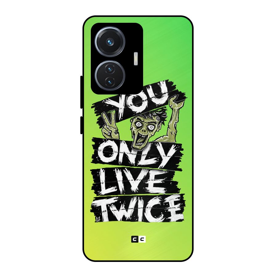 Yolo Zombie Metal Back Case for Vivo T1 44W