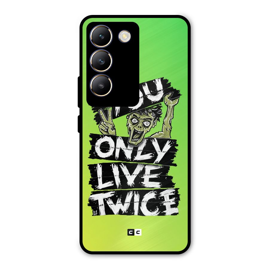 Yolo Zombie Metal Back Case for Vivo T3 5G