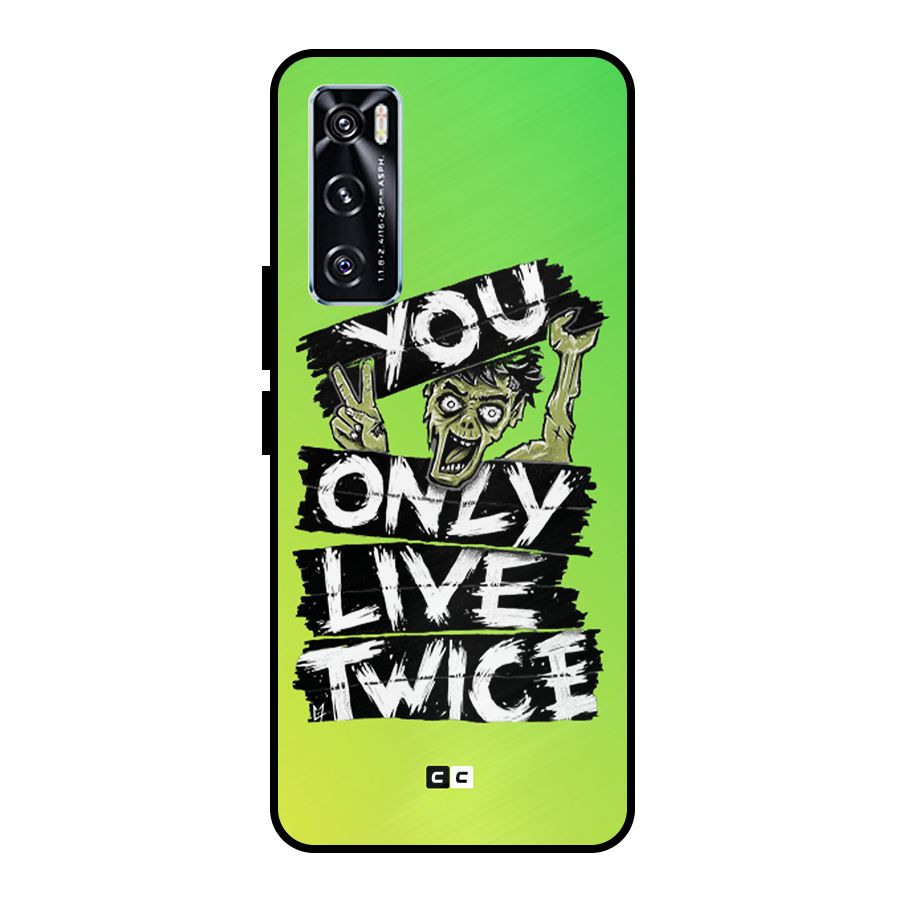 Yolo Zombie Metal Back Case for Vivo V20 SE