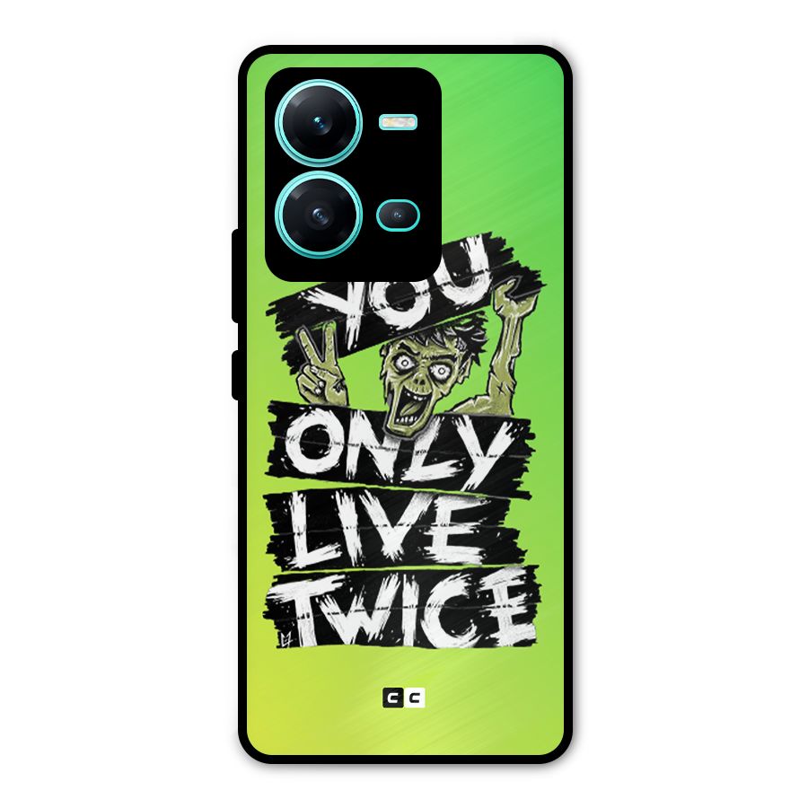 Yolo Zombie Metal Back Case for Vivo V25