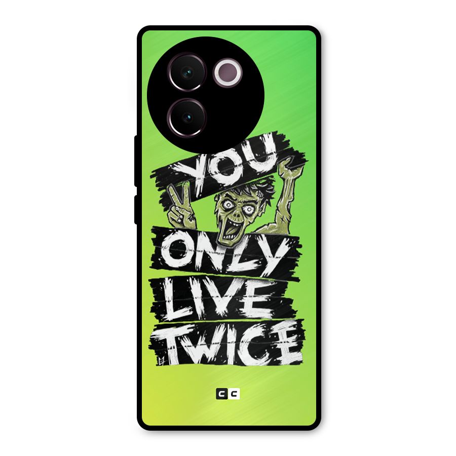 Yolo Zombie Metal Back Case for Vivo V30e