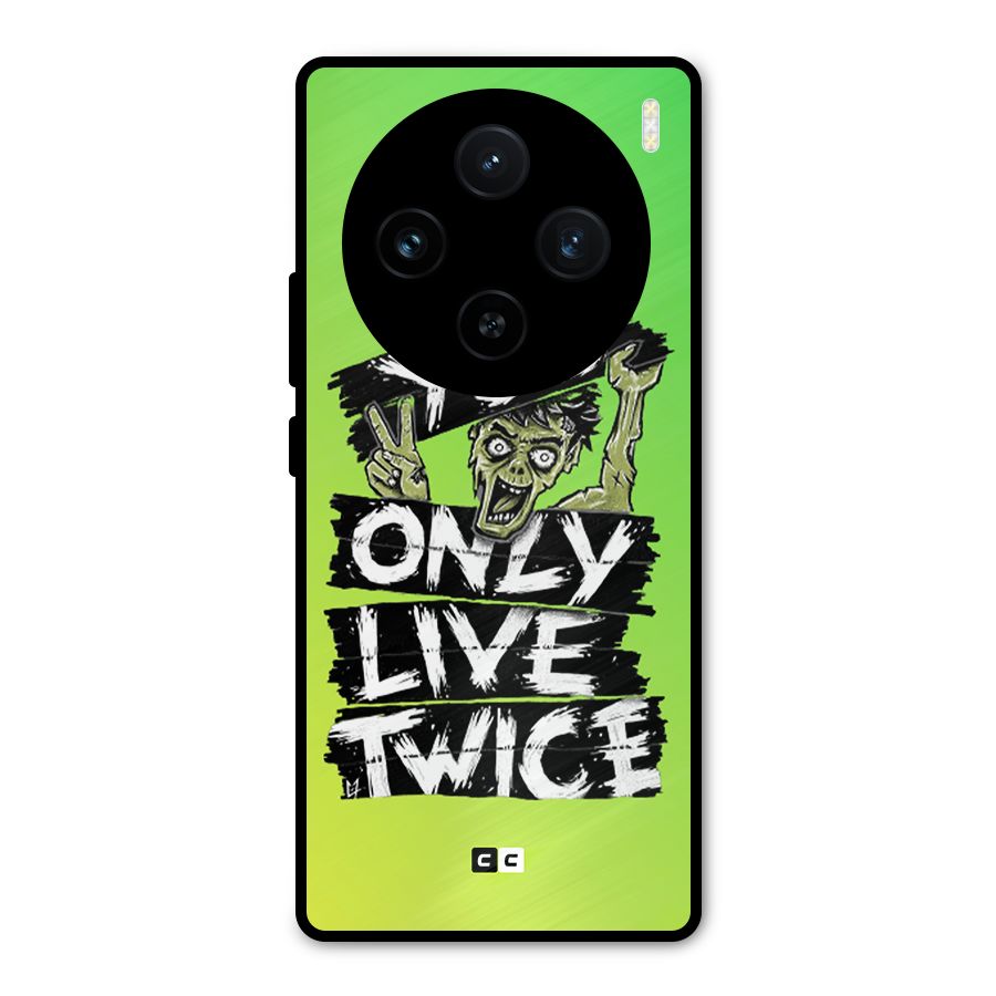 Yolo Zombie Metal Back Case for Vivo X100