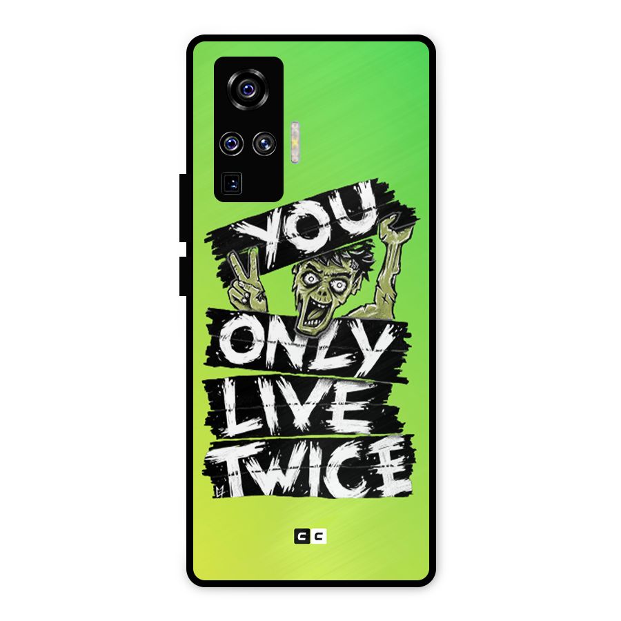 Yolo Zombie Metal Back Case for Vivo X50 Pro