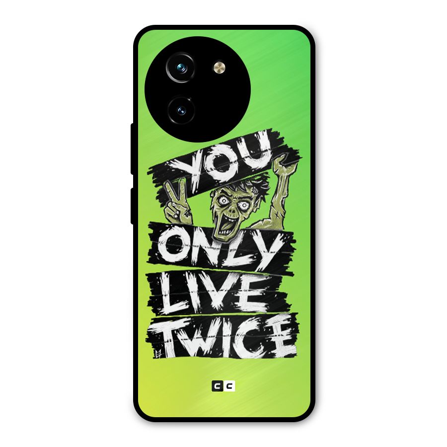 Yolo Zombie Metal Back Case for Vivo Y200i
