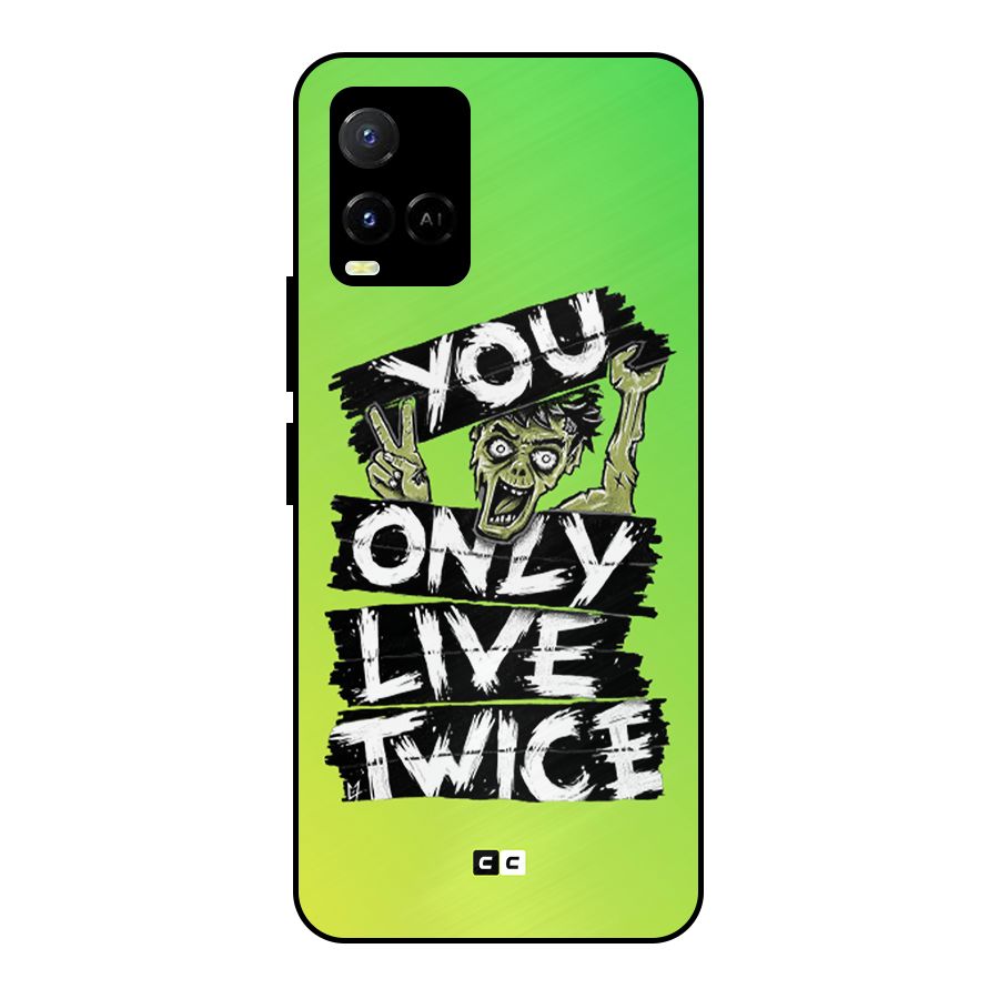 Yolo Zombie Metal Back Case for Vivo Y21