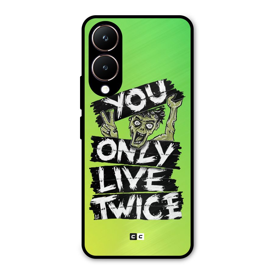 Yolo Zombie Metal Back Case for Vivo Y28