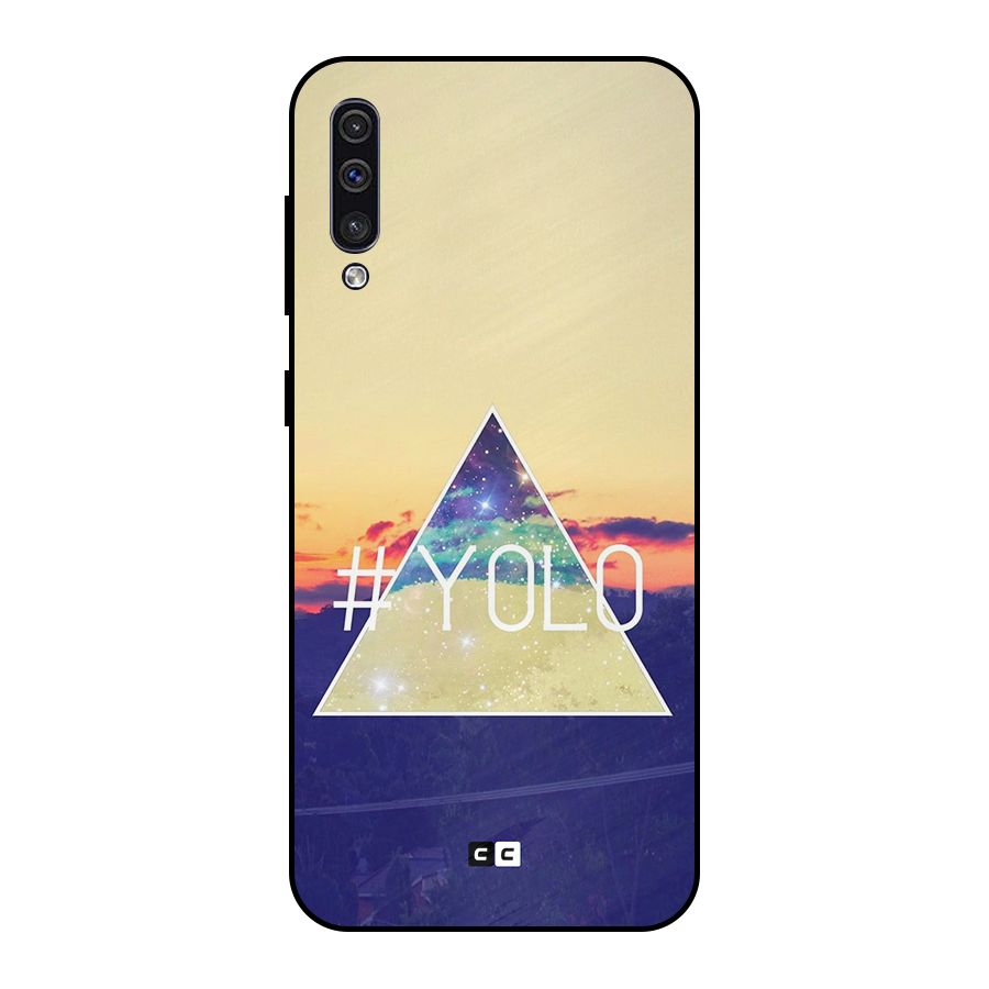 Yolo illuminati Metal Back Case for Galaxy A30s