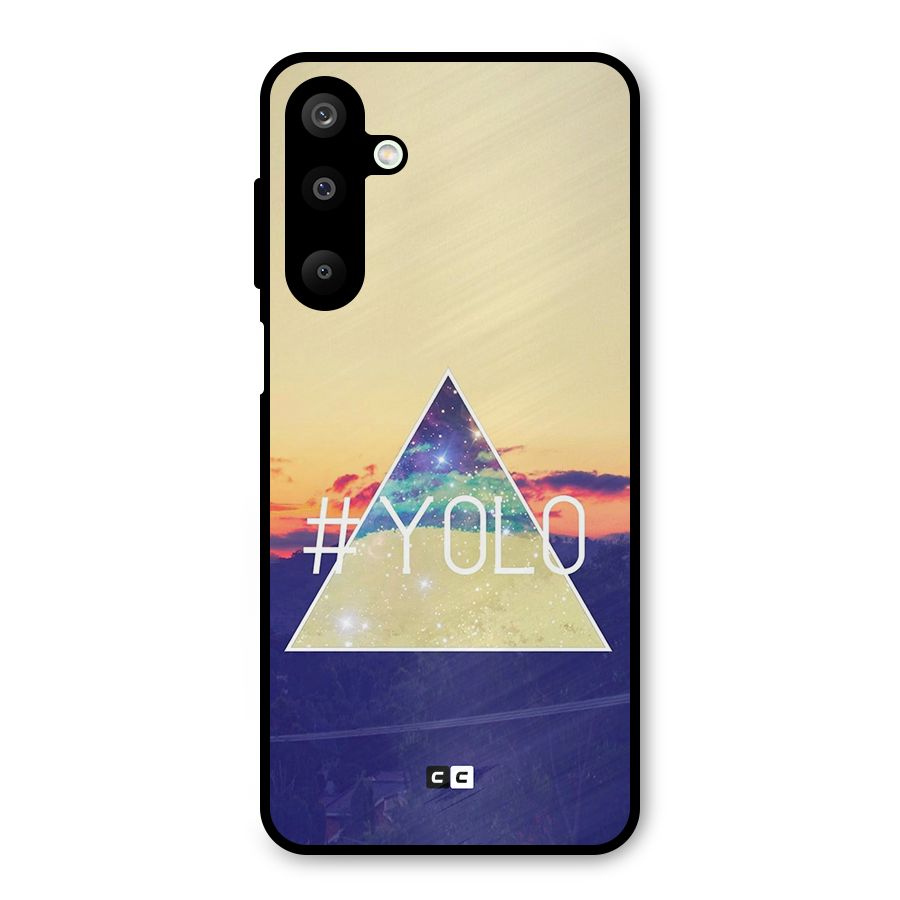 Yolo illuminati Metal Back Case for Galaxy M16