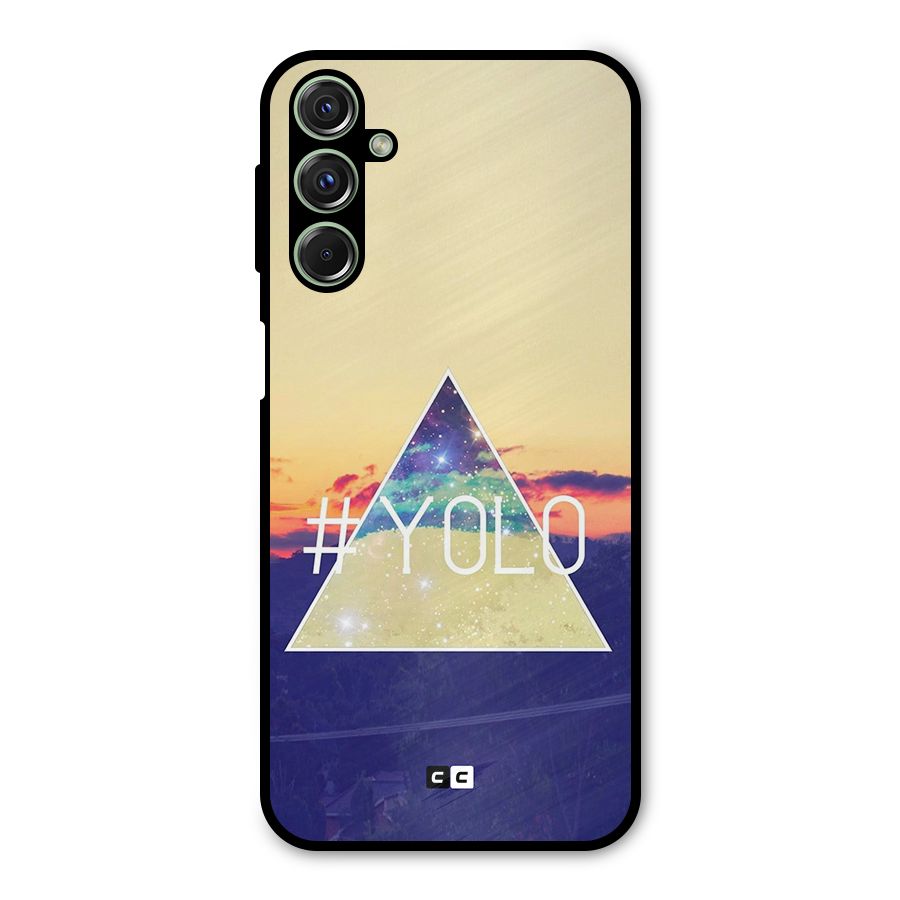 Yolo illuminati Metal Back Case for Galaxy M34