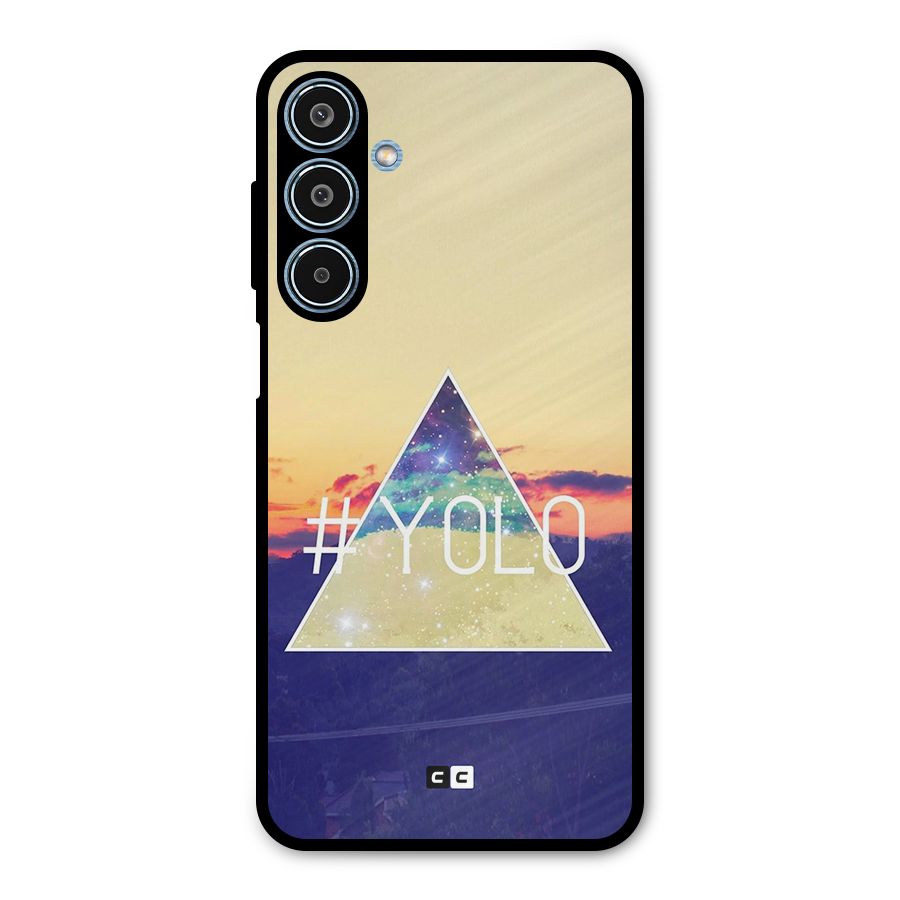 Yolo illuminati Metal Back Case for Galaxy M35