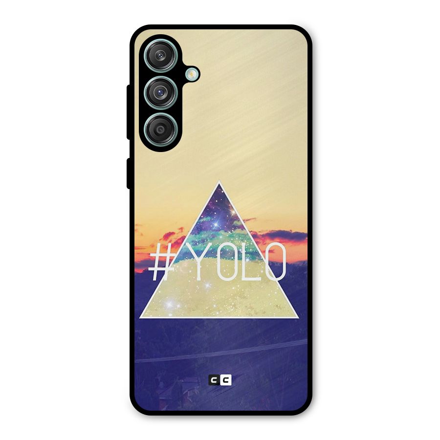 Yolo illuminati Metal Back Case for Galaxy M55 5G