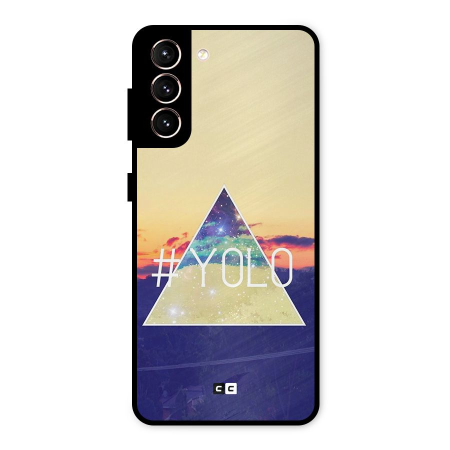 Yolo illuminati Metal Back Case for Galaxy S21 5G