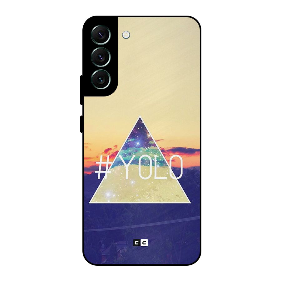 Yolo illuminati Metal Back Case for Galaxy S22 Plus 5G