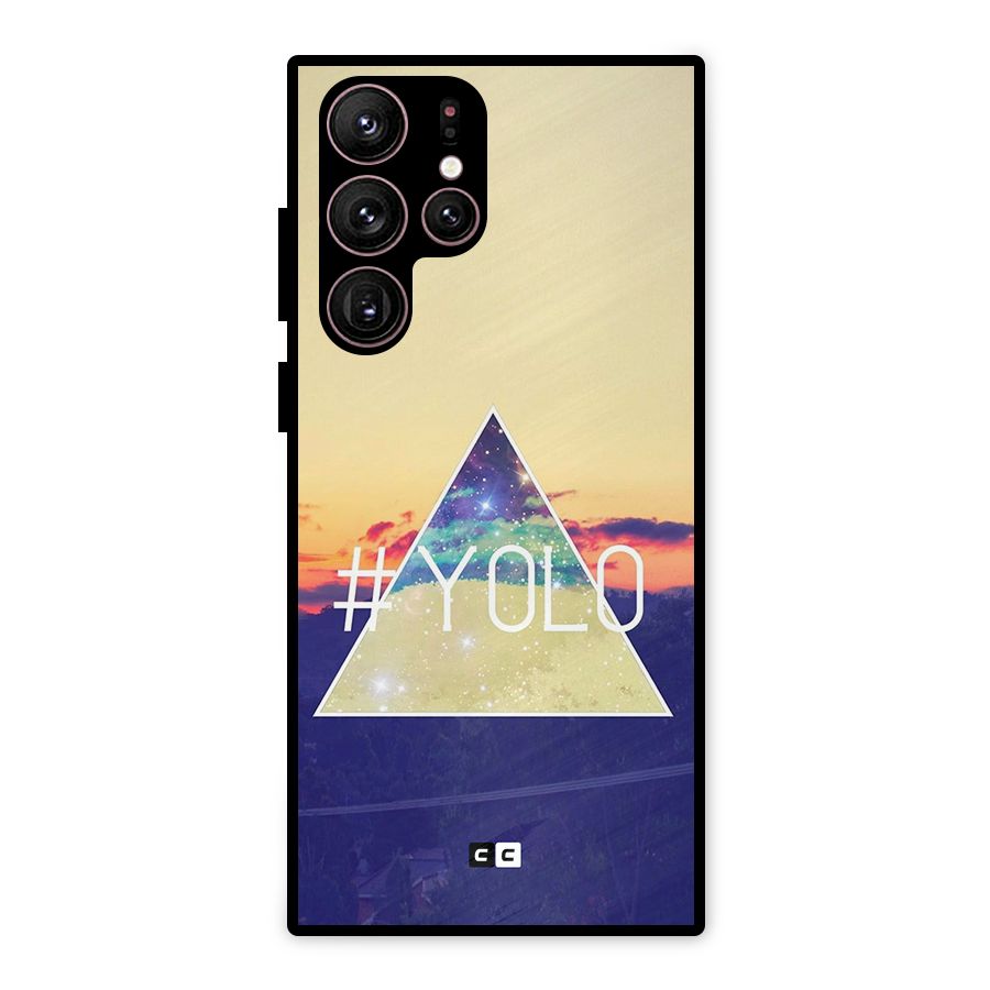 Yolo illuminati Metal Back Case for Galaxy S22 Ultra 5G