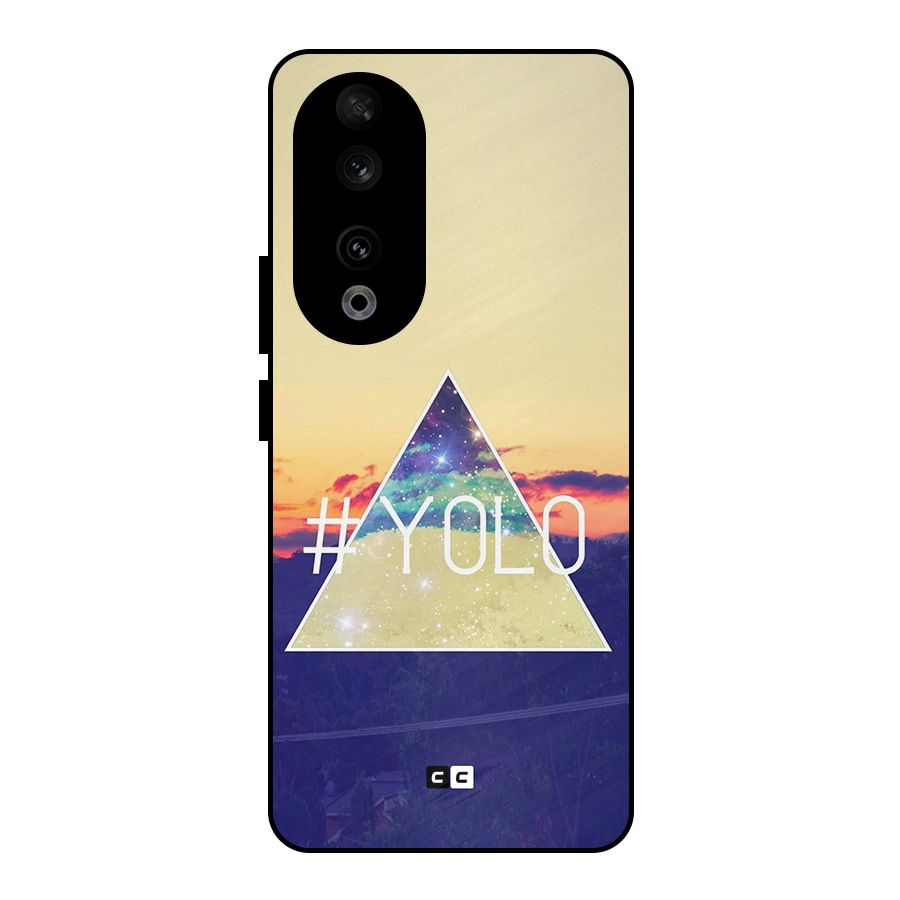 Yolo illuminati Metal Back Case for Honor 90