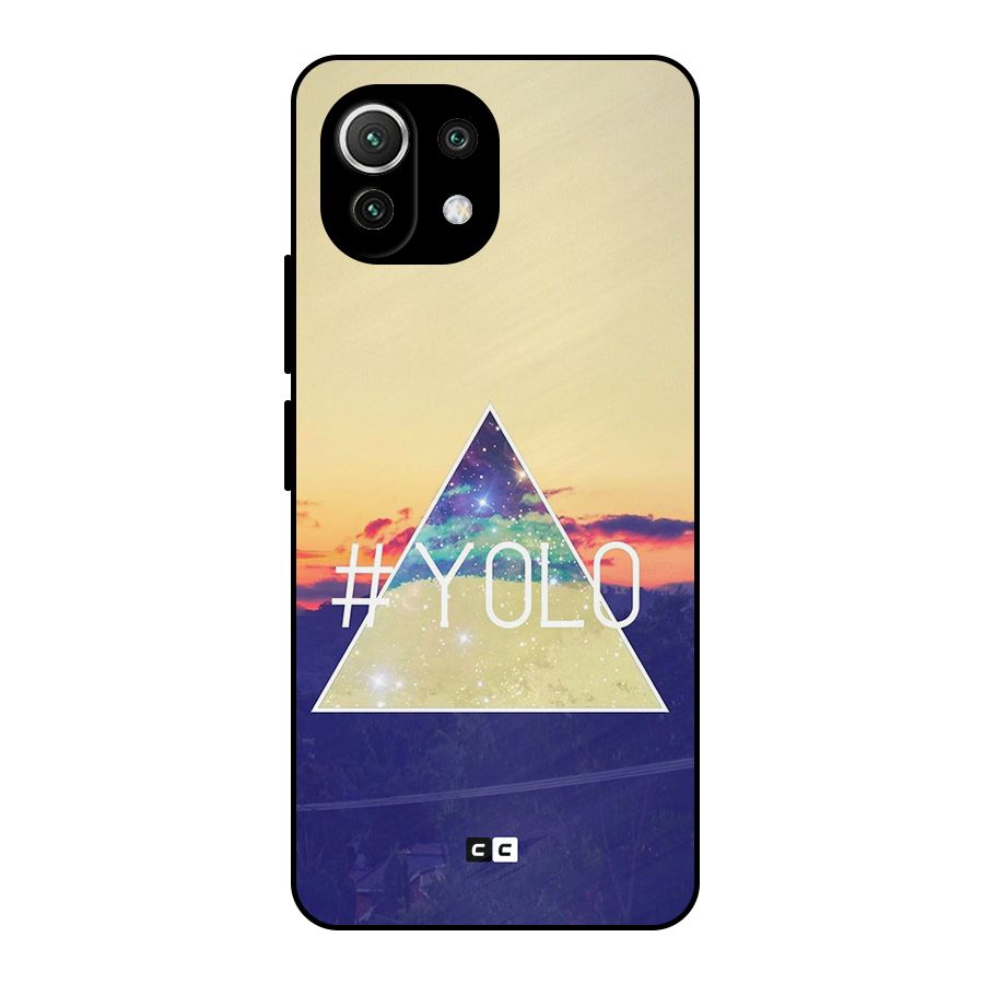 Yolo illuminati Metal Back Case for Mi 11 Lite NE 5G