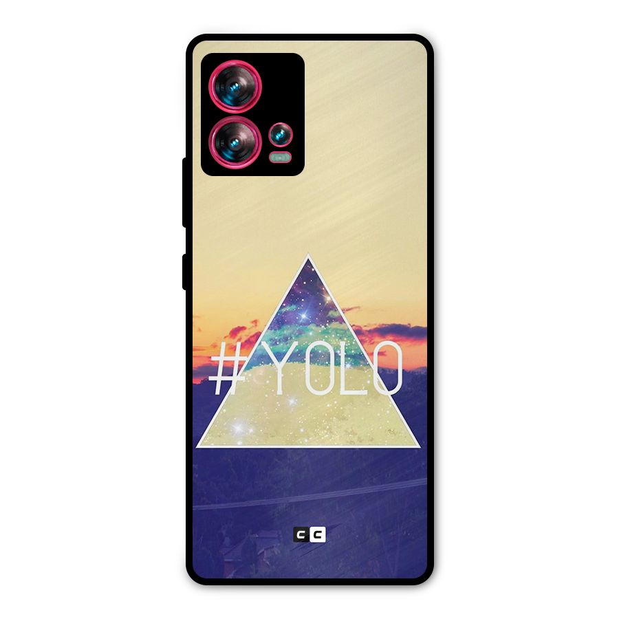 Yolo illuminati Metal Back Case for Motorola Edge 30 Fusion