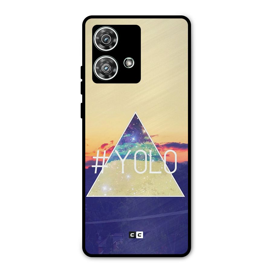 Yolo illuminati Metal Back Case for Motorola Edge 40 Neo