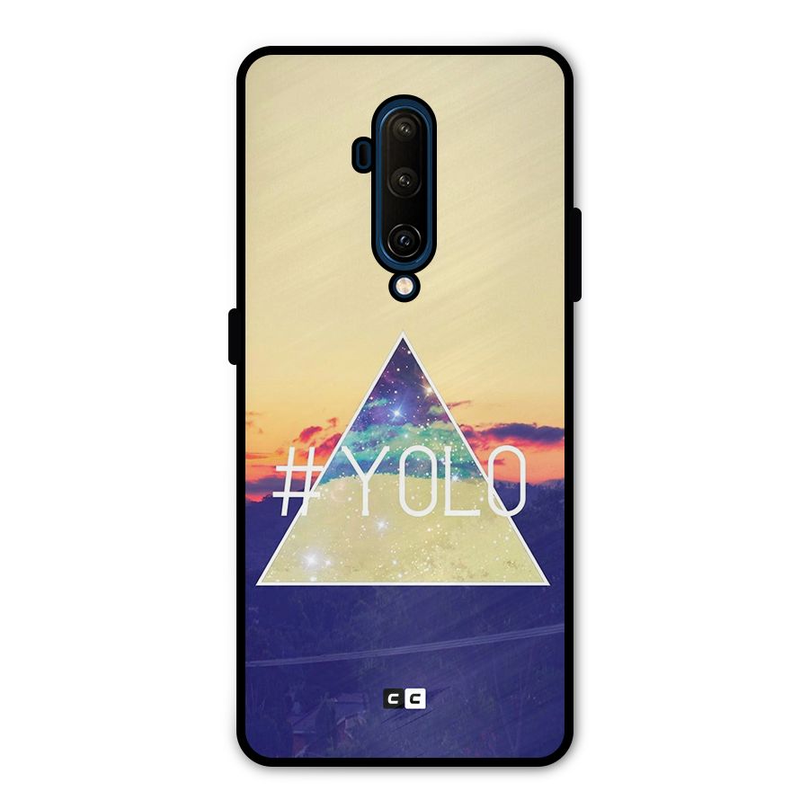 Yolo illuminati Metal Back Case for OnePlus 7T Pro