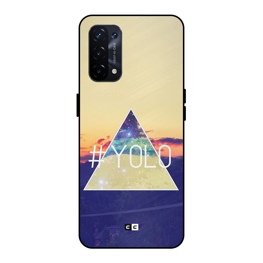 Yolo illuminati Metal Back Case for Oppo A74 5G