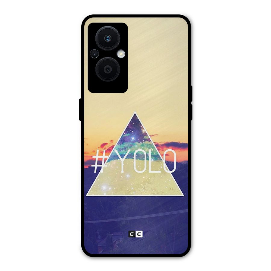 Yolo illuminati Metal Back Case for Oppo F21 Pro 5G