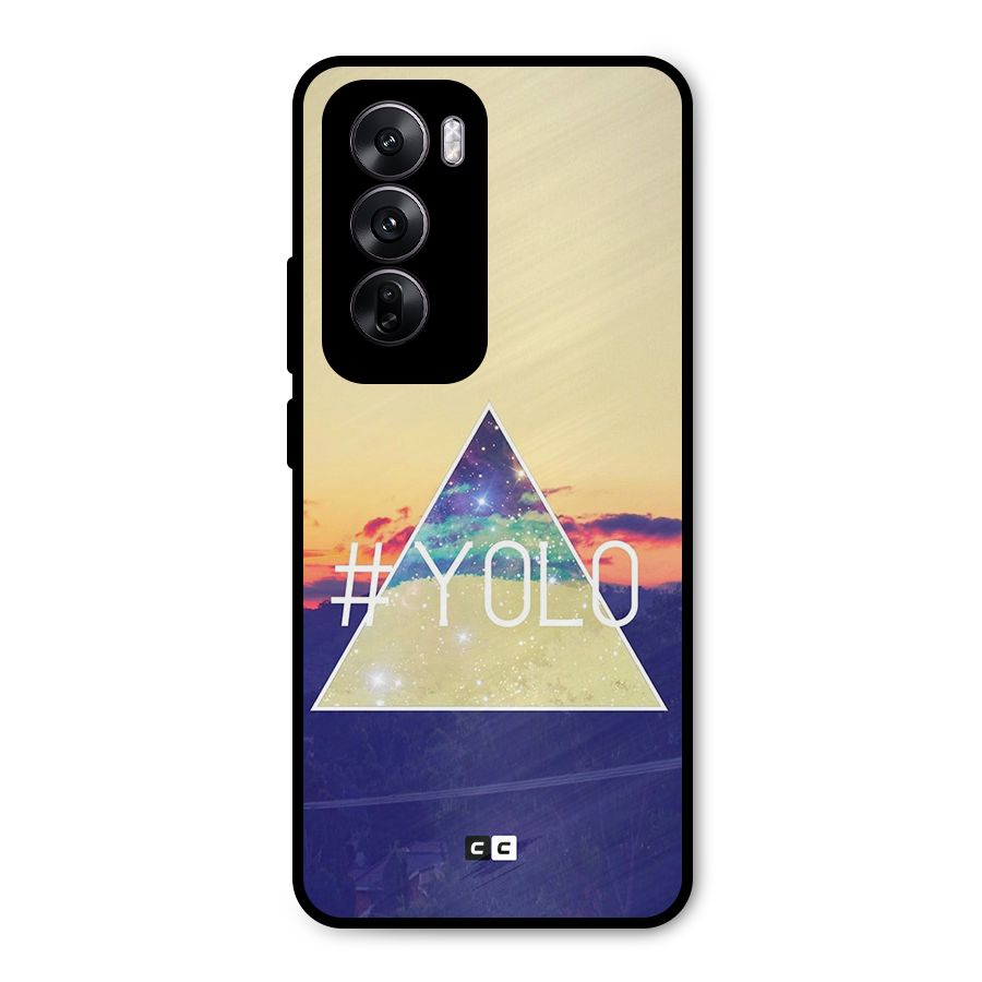 Yolo illuminati Metal Back Case for Oppo Reno12