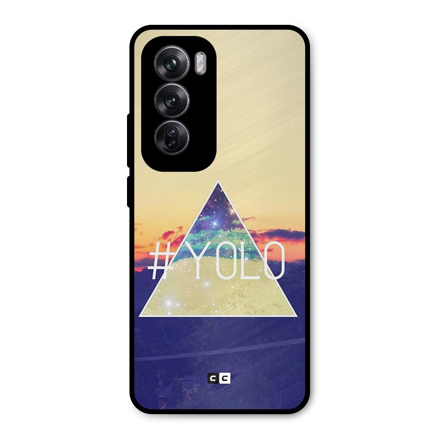 Yolo illuminati Metal Back Case for Oppo Reno12 Pro