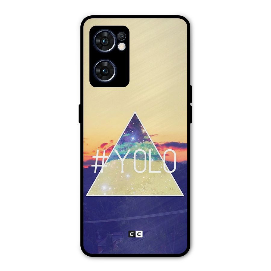 Yolo illuminati Metal Back Case for Oppo Reno7 5G