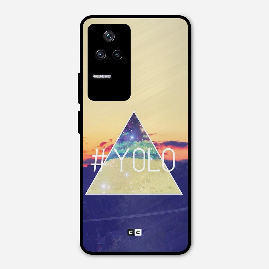 Yolo illuminati Metal Back Case for Poco F4 5G