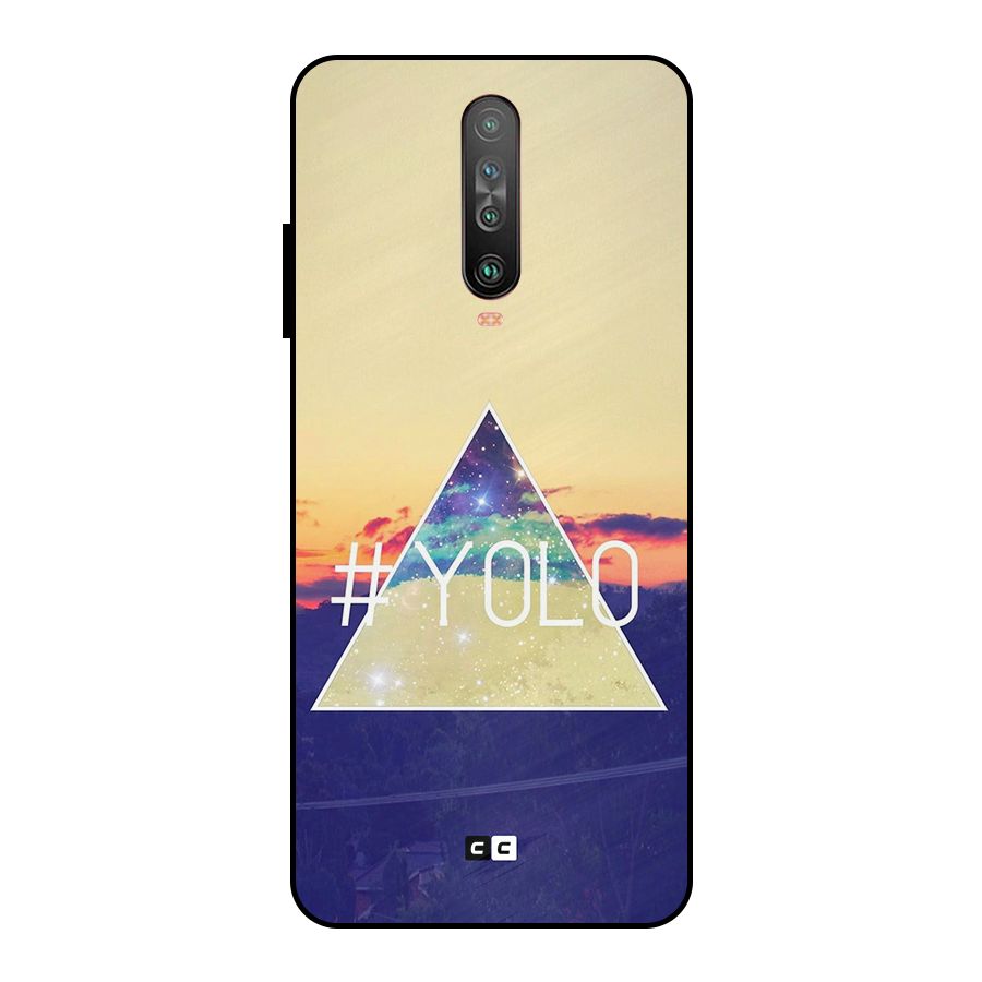 Yolo illuminati Metal Back Case for Poco X2