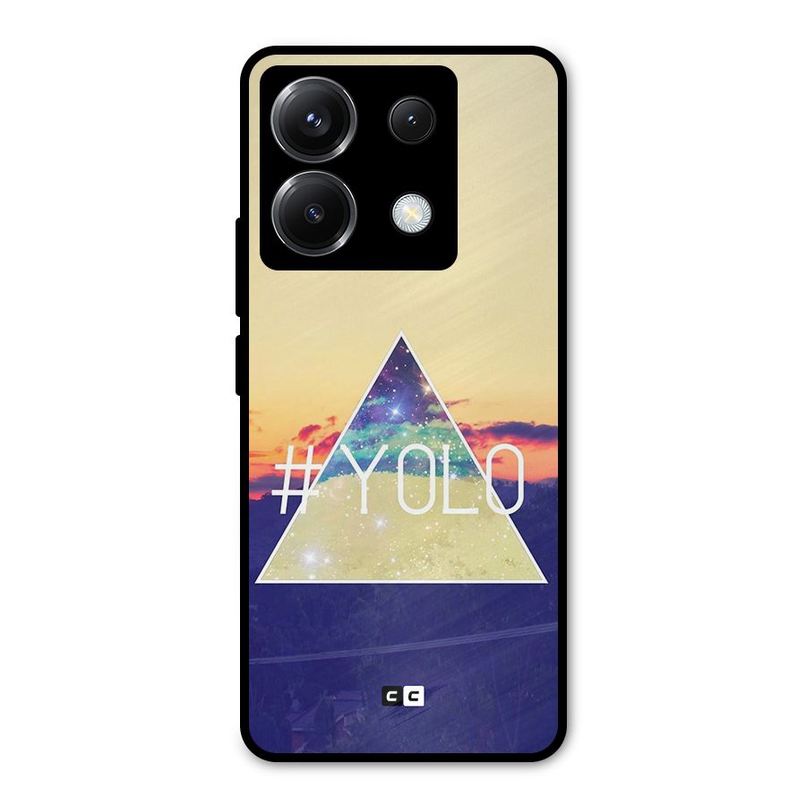 Yolo illuminati Metal Back Case for Poco X6