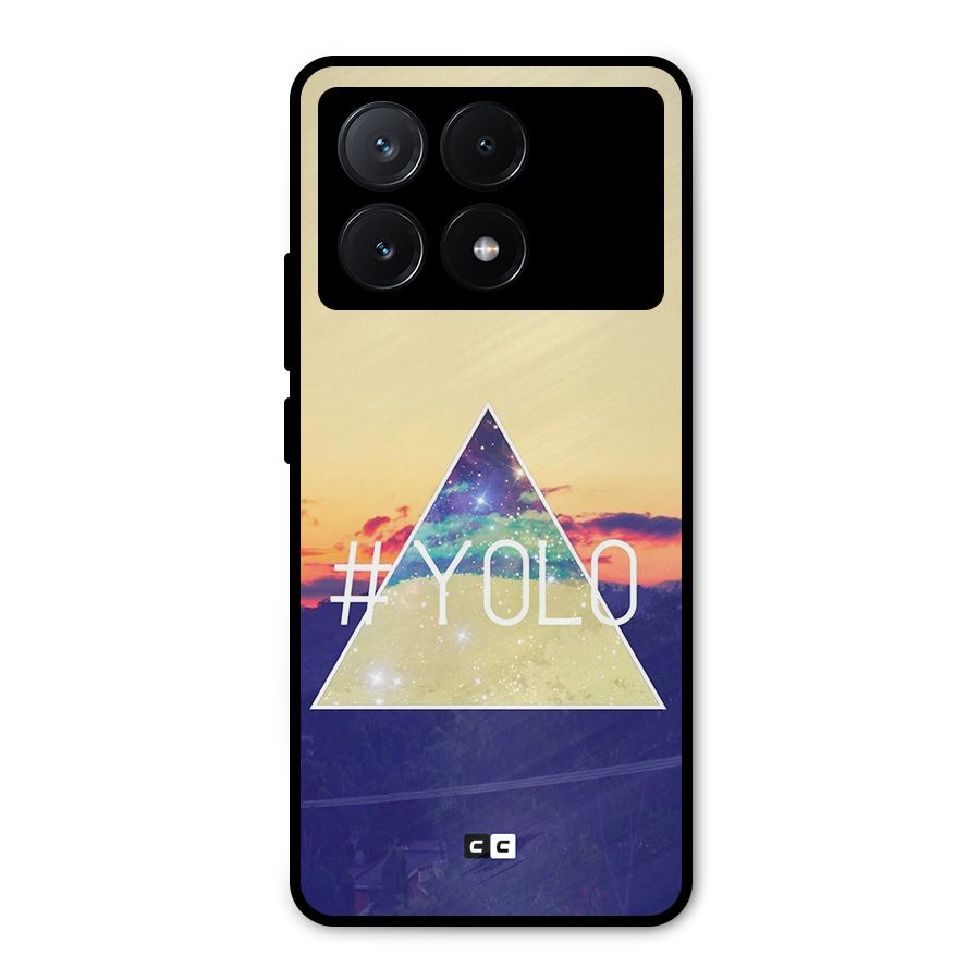 Yolo illuminati Metal Back Case for Poco X6 Pro