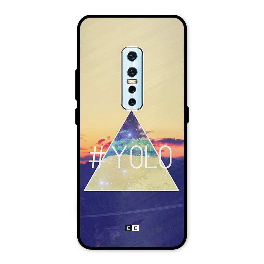 Yolo illuminati Metal Back Case for Vivo V17 Pro