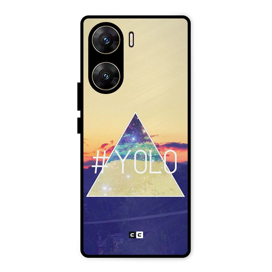 Yolo illuminati Metal Back Case for Vivo V29e