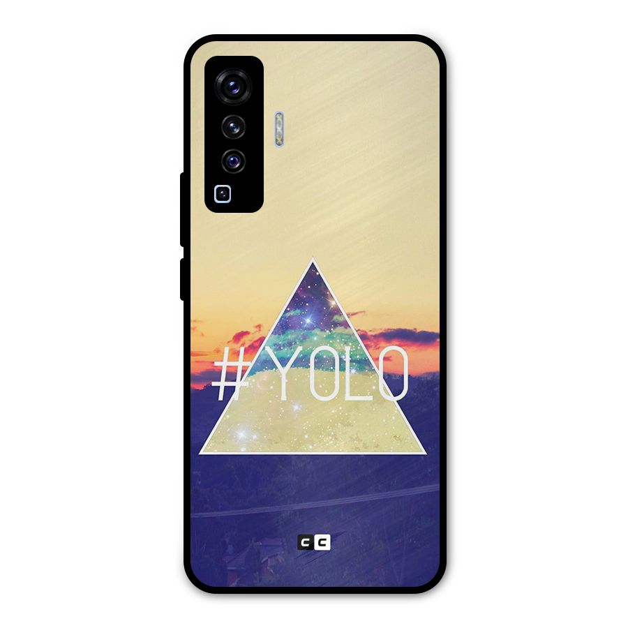 Yolo illuminati Metal Back Case for Vivo X50