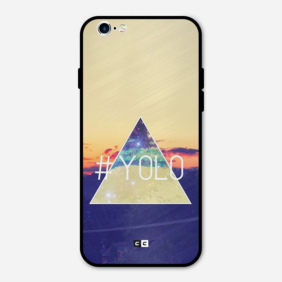 Yolo illuminati Metal Back Case for iPhone 6 6s