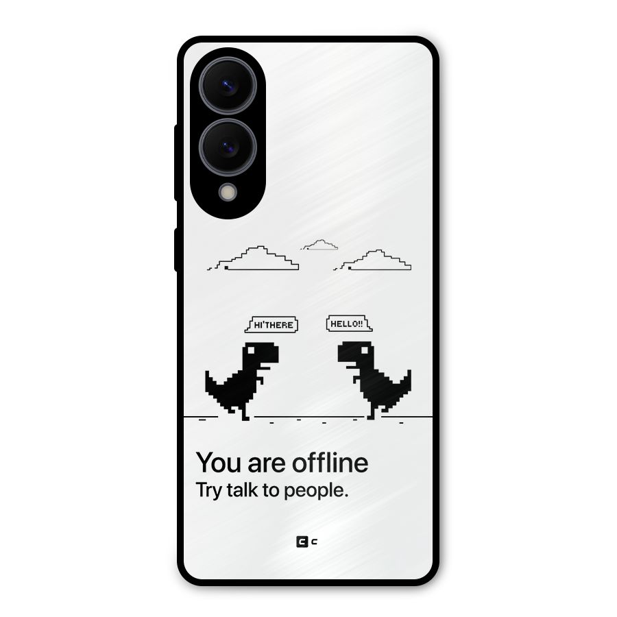 You Are Offline Metal Back Case for Galaxy S25 Edge