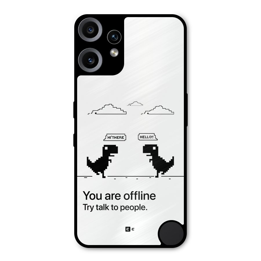 You Are Offline Metal Back Case for Nothing CMF Phone 2 Pro