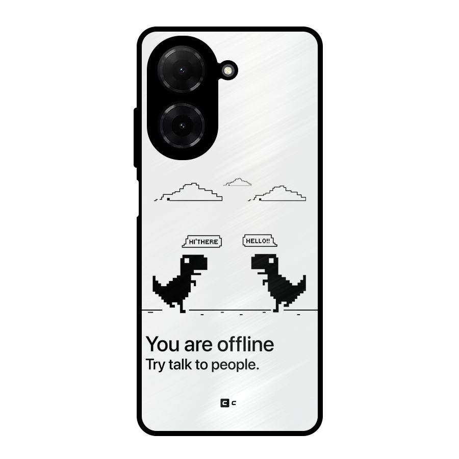 You Are Offline Metal Back Case for Poco C71